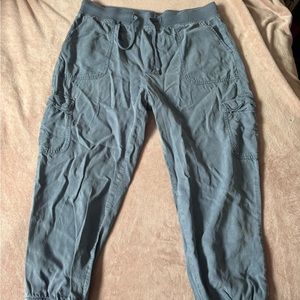 blue american eagle cargo joggers size xl barely worn